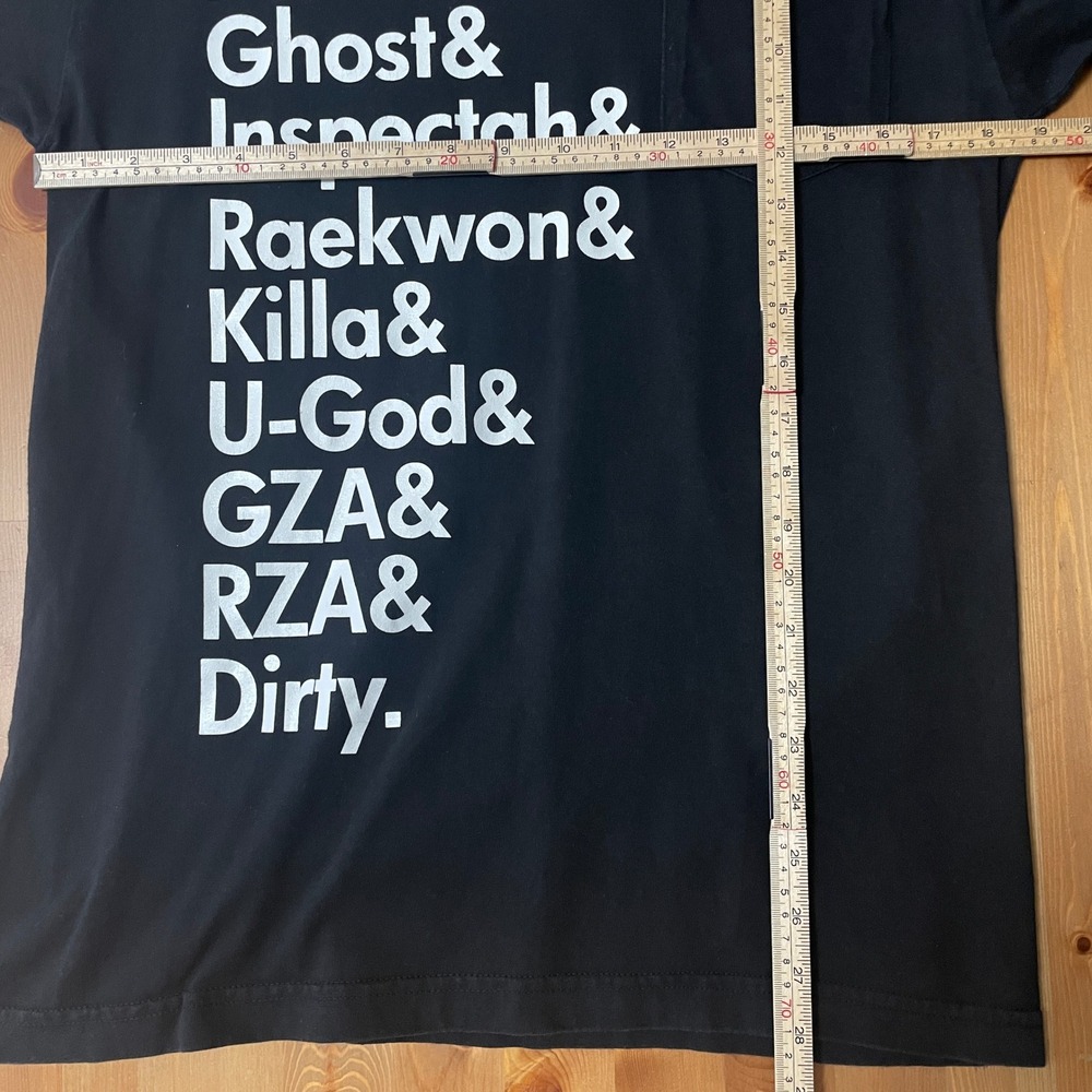 AAA Wu-Tang Clan Members List Pocket T-Shirt Mens M Black Hip Hop Rap 90s Tee - Picture 6 of 6